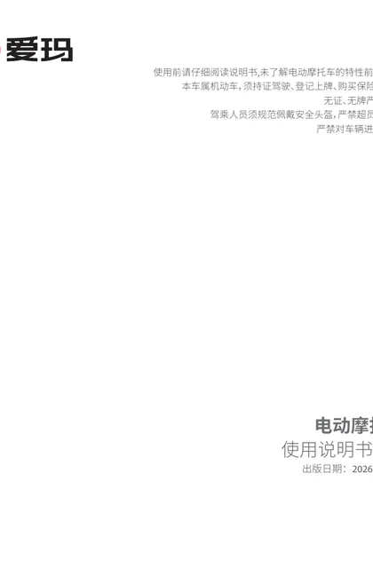 aima 爱玛领航官A511LM-E22标准版